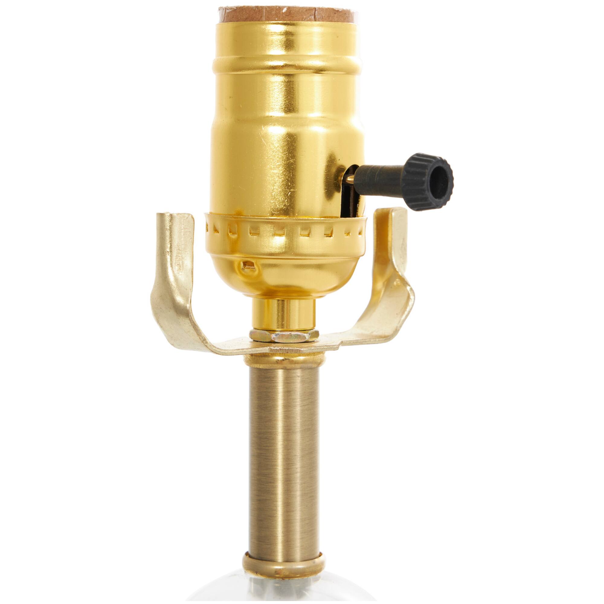 2ft. Gold Metal Inverted Cone Shaped Accent Lamp